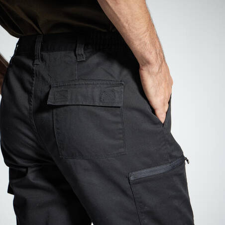 RESISTANT CARGO TROUSERS STEPPE 300 BLACK