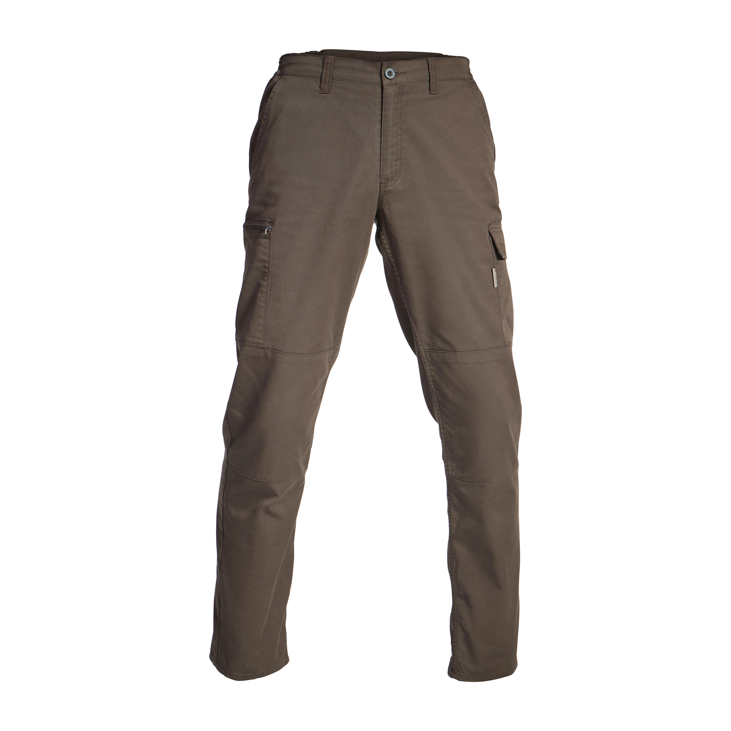 Jagdhose Steppe 300 Cargo strapazierfähig braun  23/26