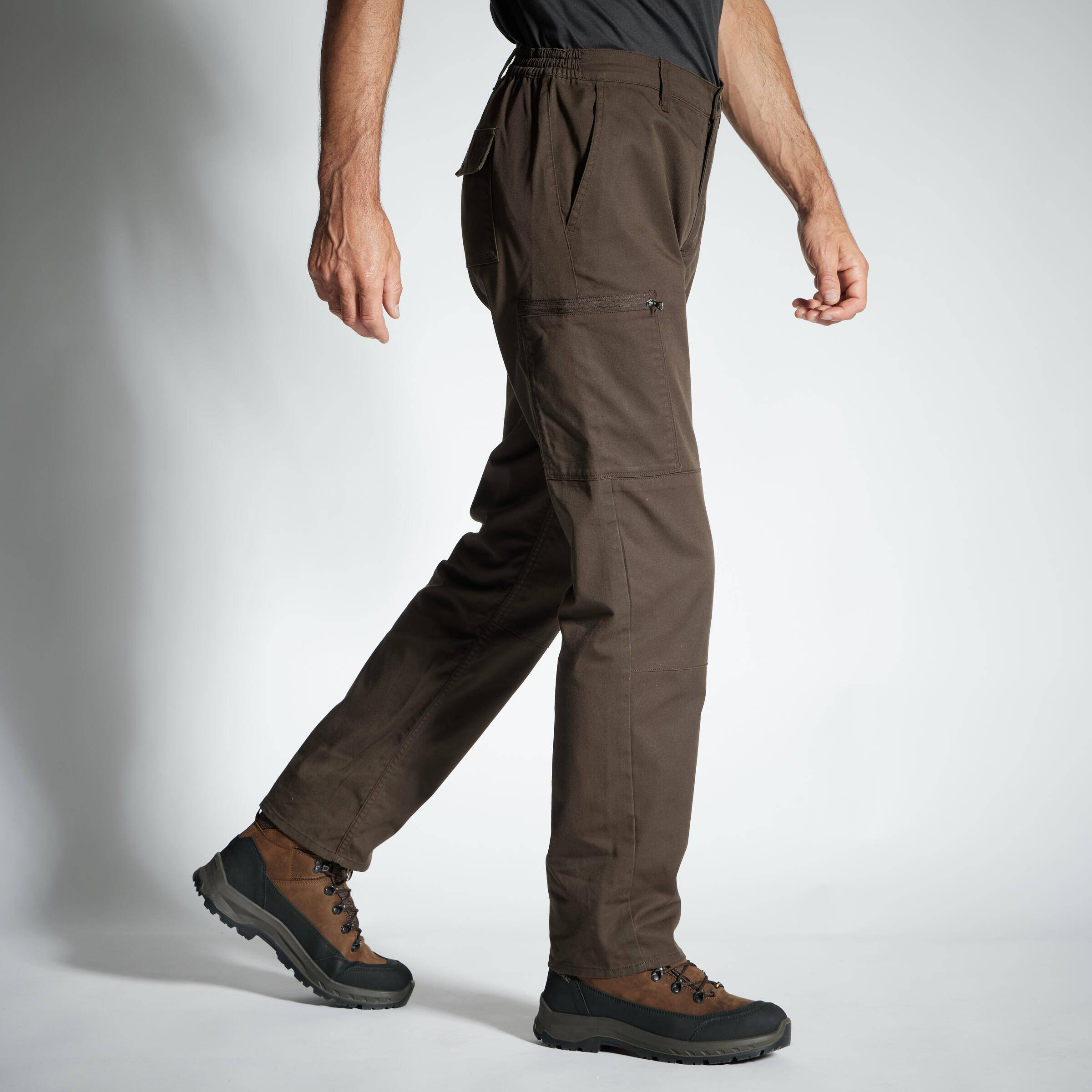 Men Cargo Trousers Pants SG-300 - Brown -  3