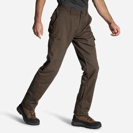 Pantalón Steppe 300 Hombre Café Regular