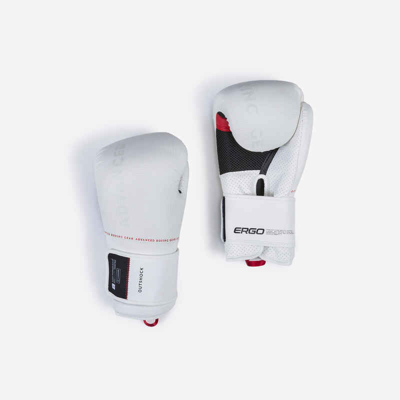 Boxhandschuhe 120 ergonomisch weiss