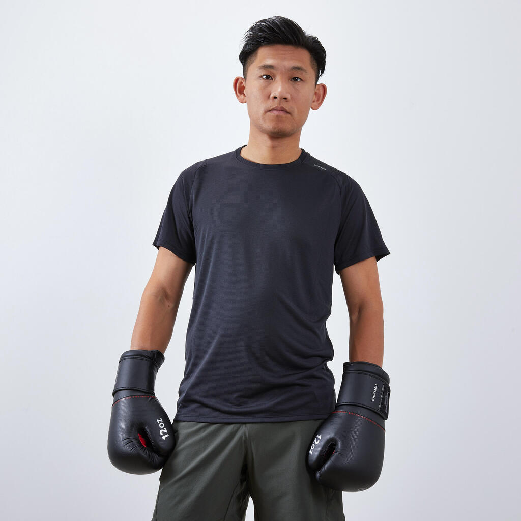 GANTS DE BOXE 120 ERGONOMIQUES NOIRS