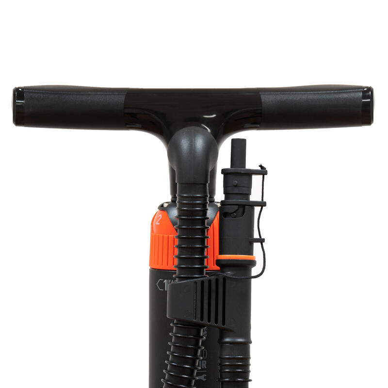 Vysokotlaká dvojčinná ruční pumpa na paddleboard a kajak 0–20 PSI