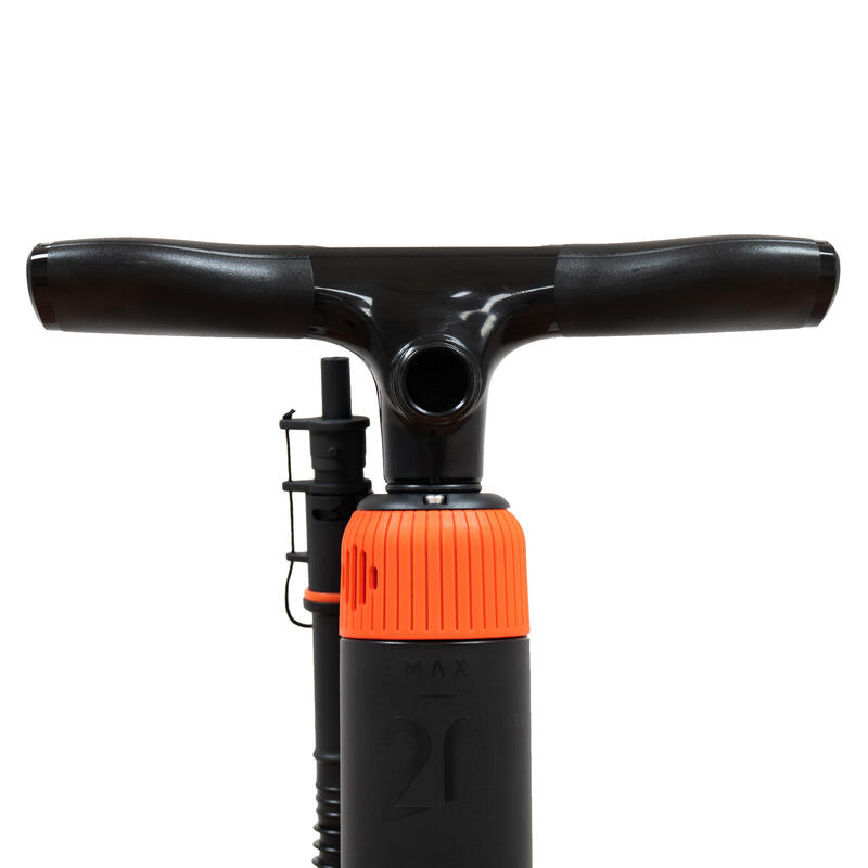 Pumpe handlich Stand-Up-Paddle und Kajak doppelte Wirkung hoher Druck 0-20 psi