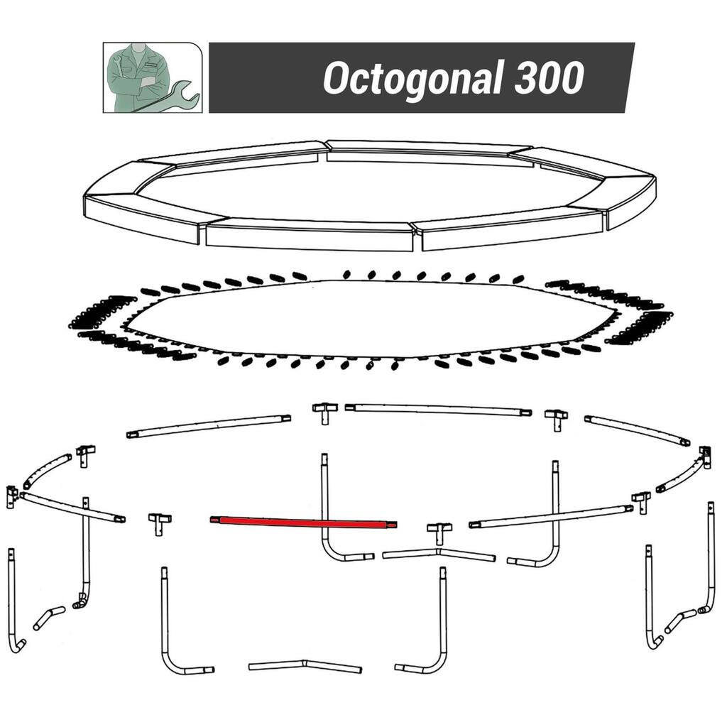 Trampoline Hexagonal 240 / Octogonal 300 - Frame