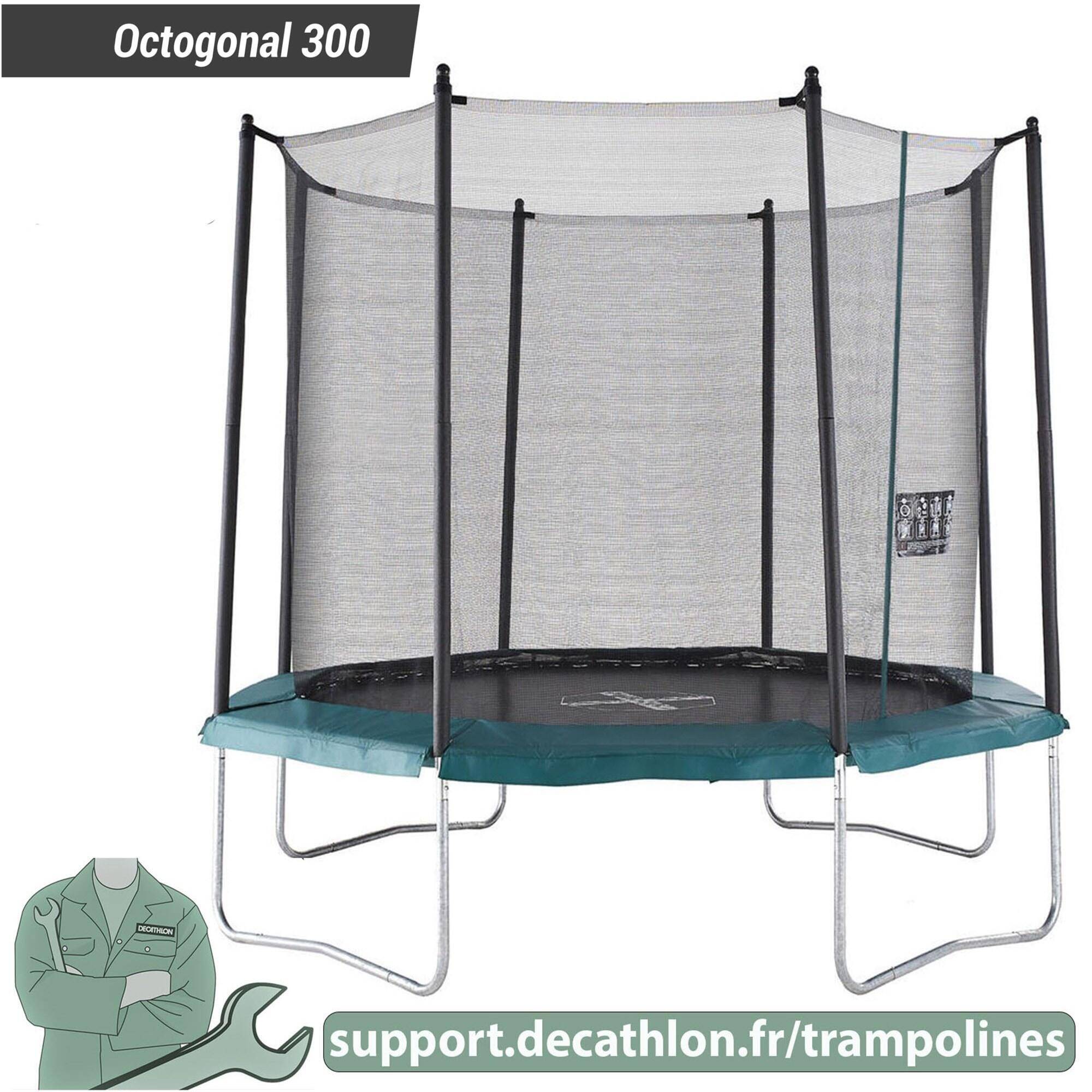 Low Foot Junction Tube, Spare Part for Trampoline, Hexagonal 240 / Octogonal 300 -  4