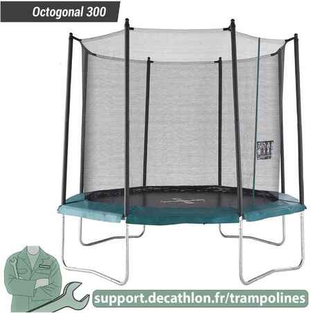 Trampoline Octagonal 300 - L-Shaped Leg