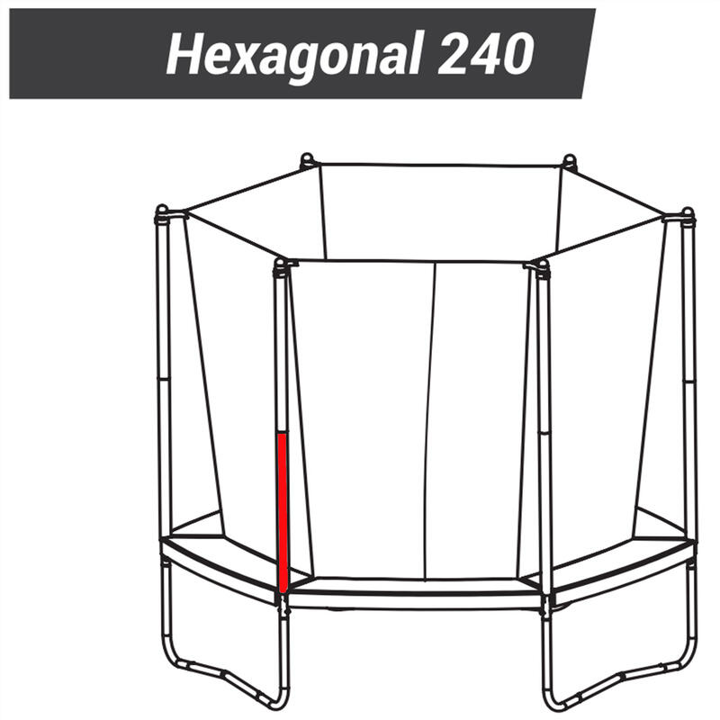 POSTE INFERIOR PARA TRAMPOLIM HEXAGONAL 240/OCTOGONAL 300