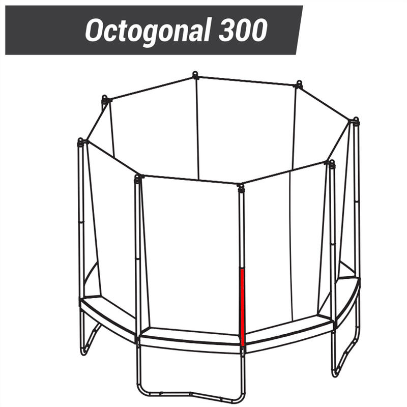 TRAMPOLINE HEXAGONAL 240 / OCTOGONAL 300 - POTEAU BAS