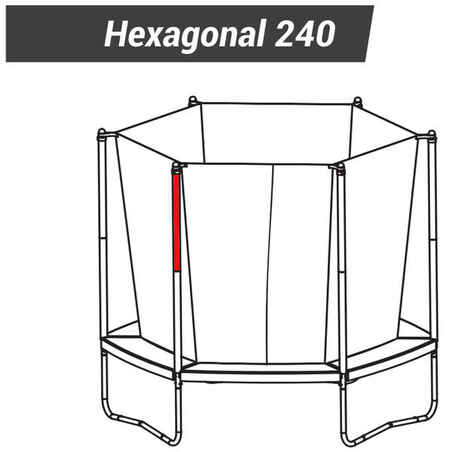 יתד עליונה דגם Hexagonal 240