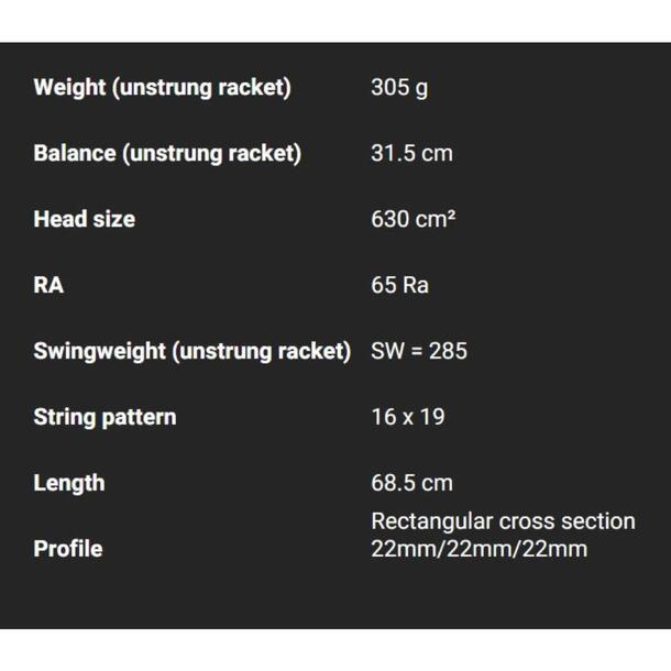 Adult Unstrung Tennis Racket TR960 Control Tour 16x19 - GAËL MONFILS