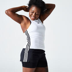 Camiseta Sin Mangas Fitness Cardio Adidas Mujer Blanco