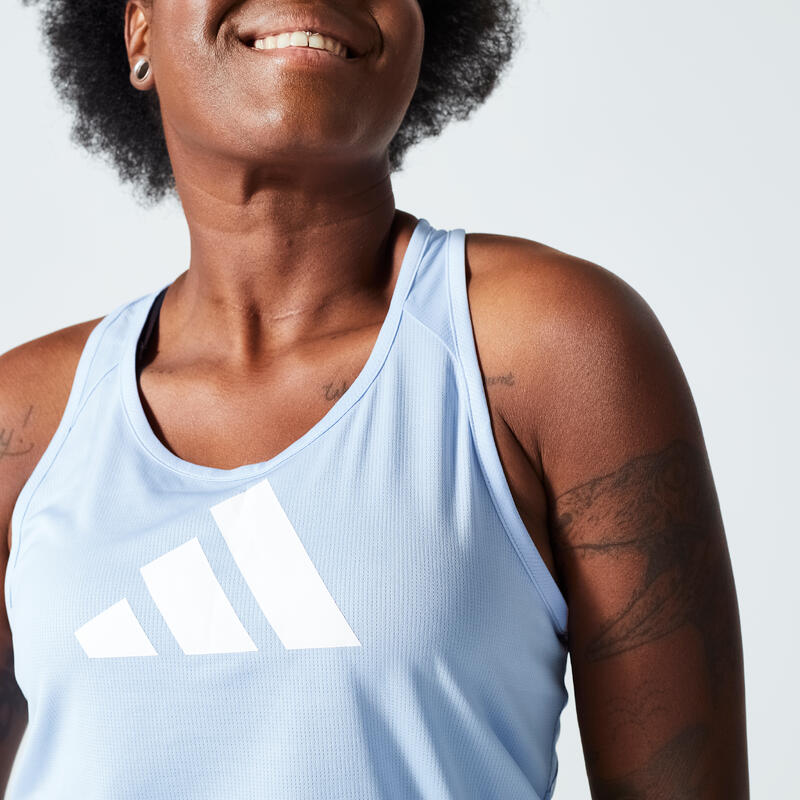 Női fitnesz ujjatlan póló, Adidas 
