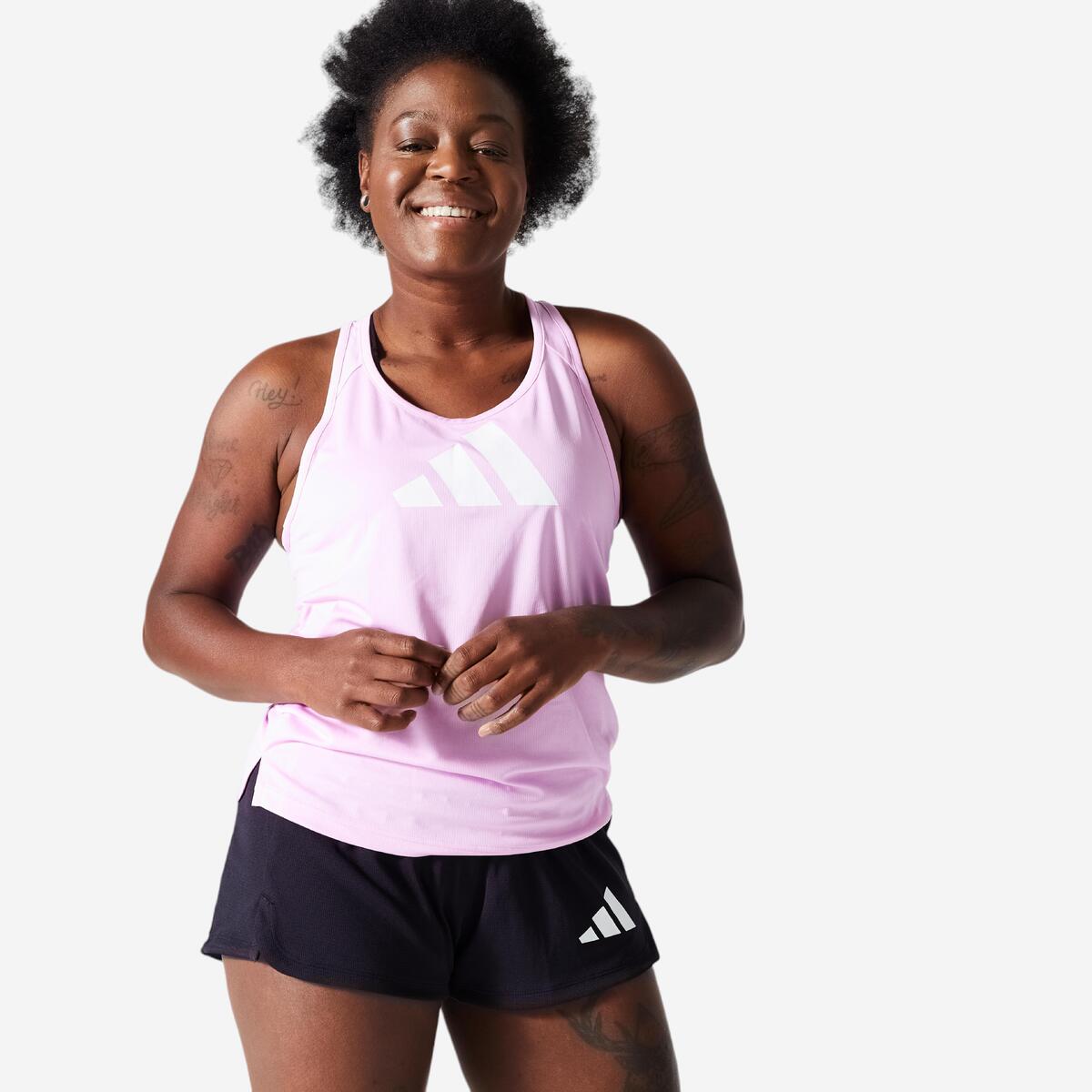 DEBARDEUR DE FITNESS CARDIO ADIDAS FEMME ROSE