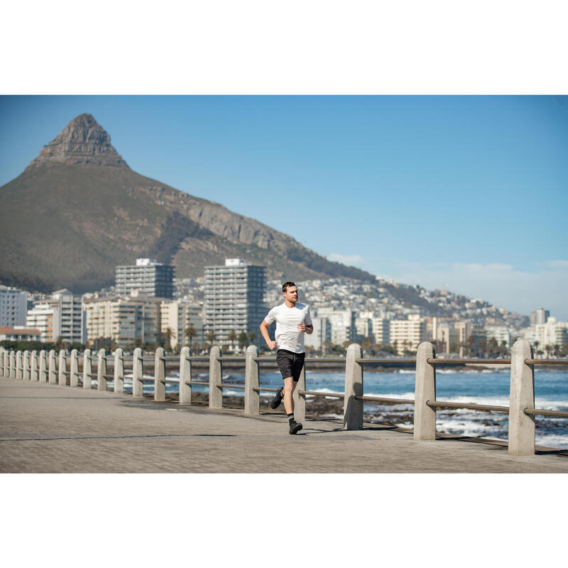 Short de running respirant Homme - KIPRUN Run 500 Dry Noir