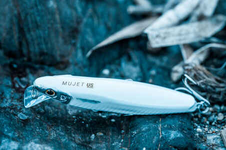 Sea Lure Fishing Jerkbait MUJET 90 US WHITE