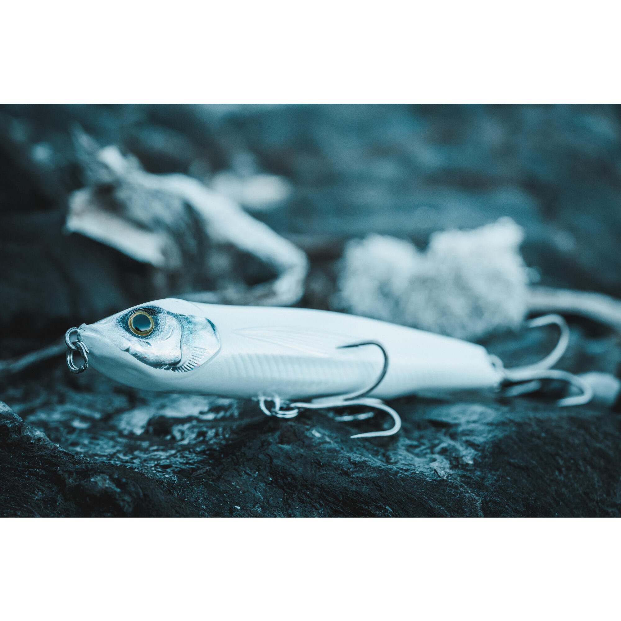 Stickbait exofly 130 f esca da pesca in mare bianco