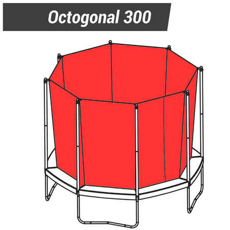 Trampoline Octagonal 300 - Protective Net