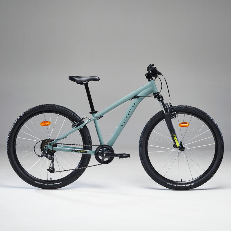 Bicicletă MTB ST 500 26" kaki copii 135-150 cm