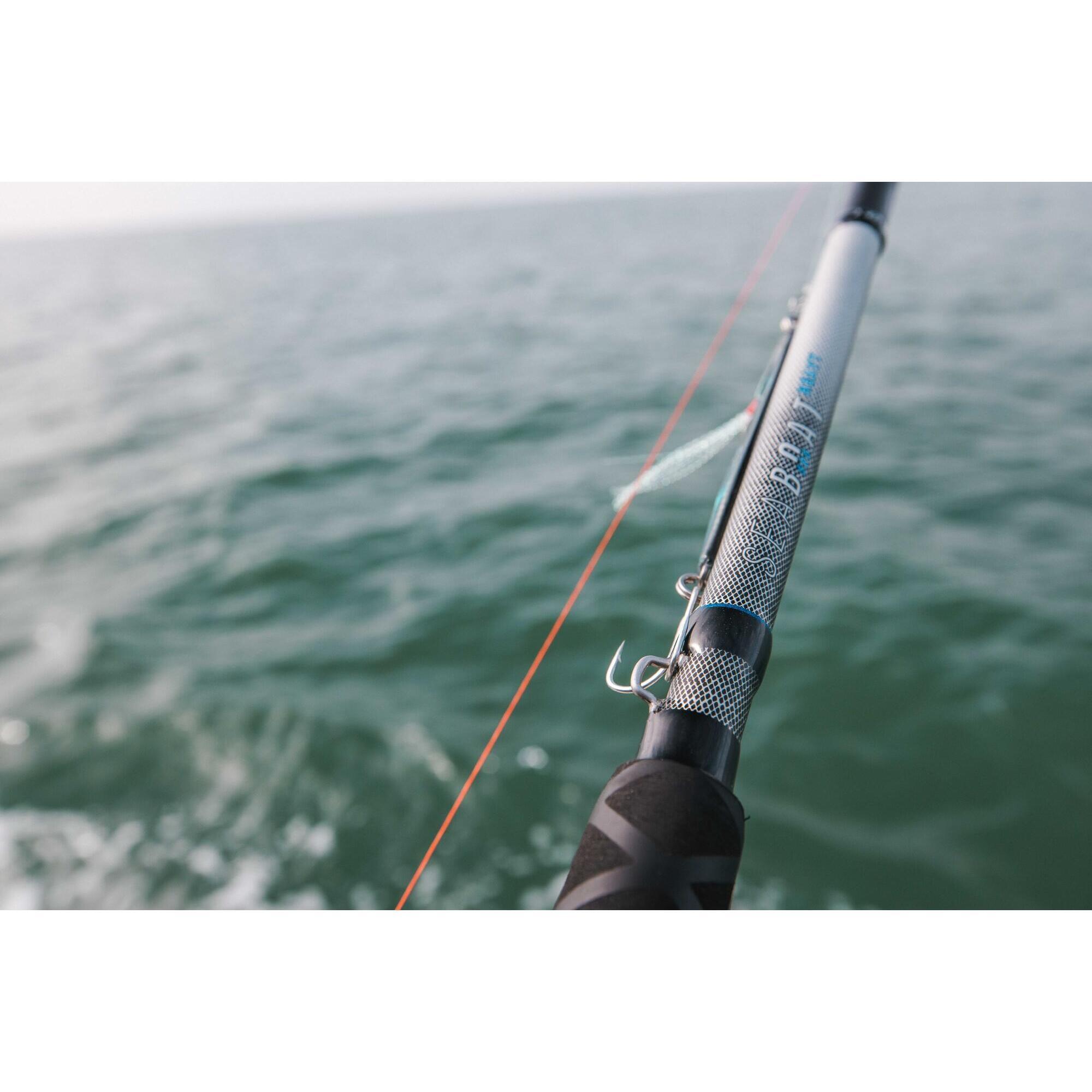 SEABOAT 500 240 POWER BOAT ROD CON IMPUGNATURA PER PESCA IN MARE