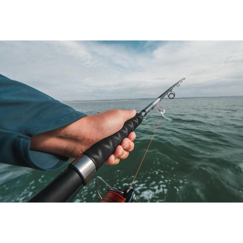 CANA DE PESCA DE ENCAIXE SEABOAT 500 250 POWER TRAVEL PARA PESCA EM BARCO NO MAR