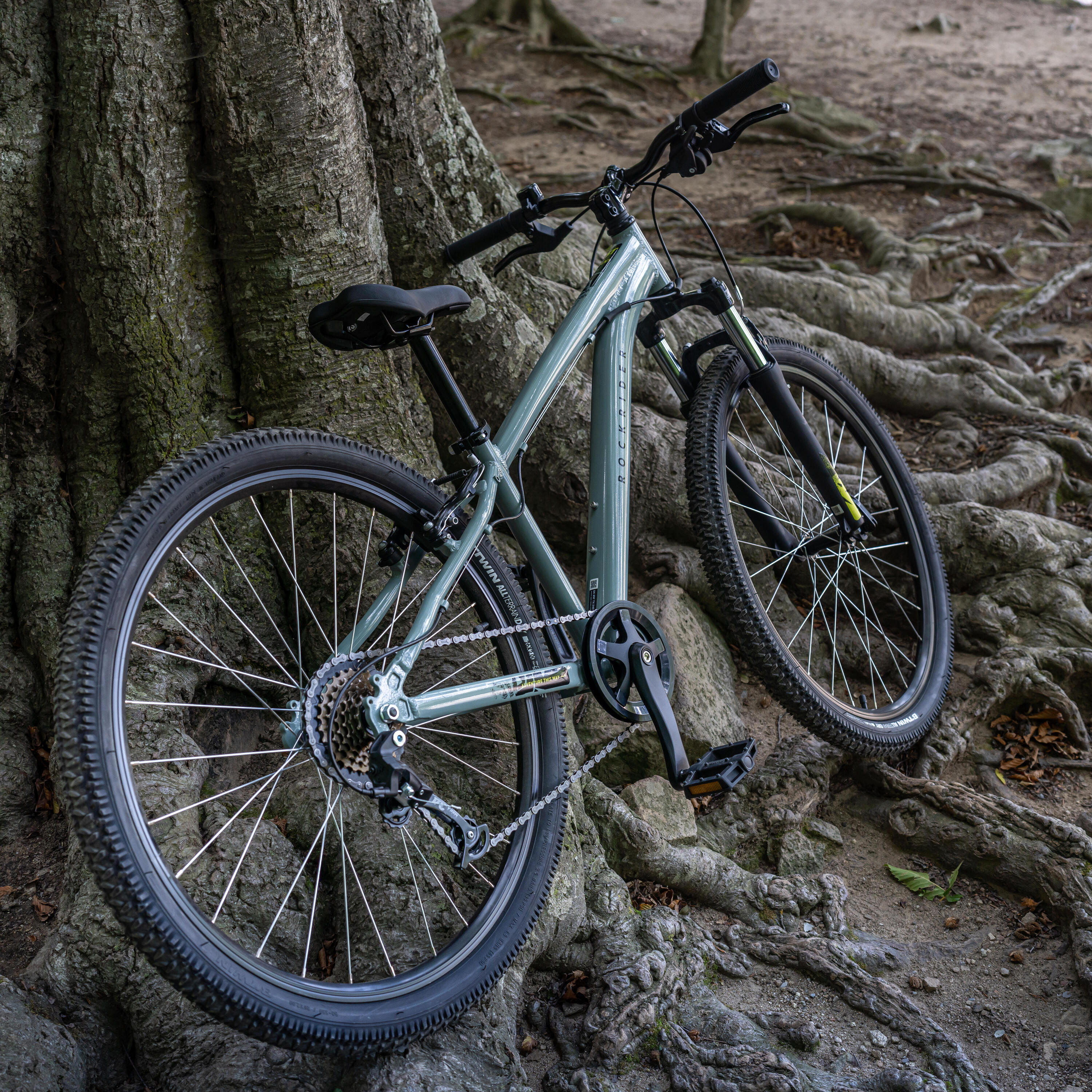 Second Hand - Bici Mtb bambino 9-12 anni ROCKRIDER ST 500 verde militare 26 P... 19/24