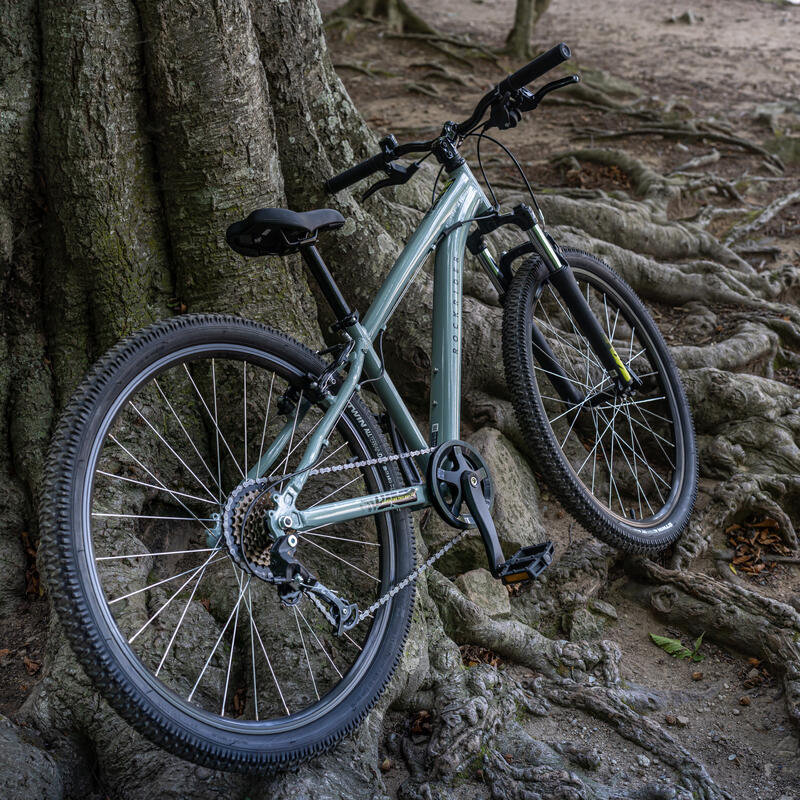 Bicicletă MTB Rockrider ST 500 26" Kaki Copii 9-12 ani