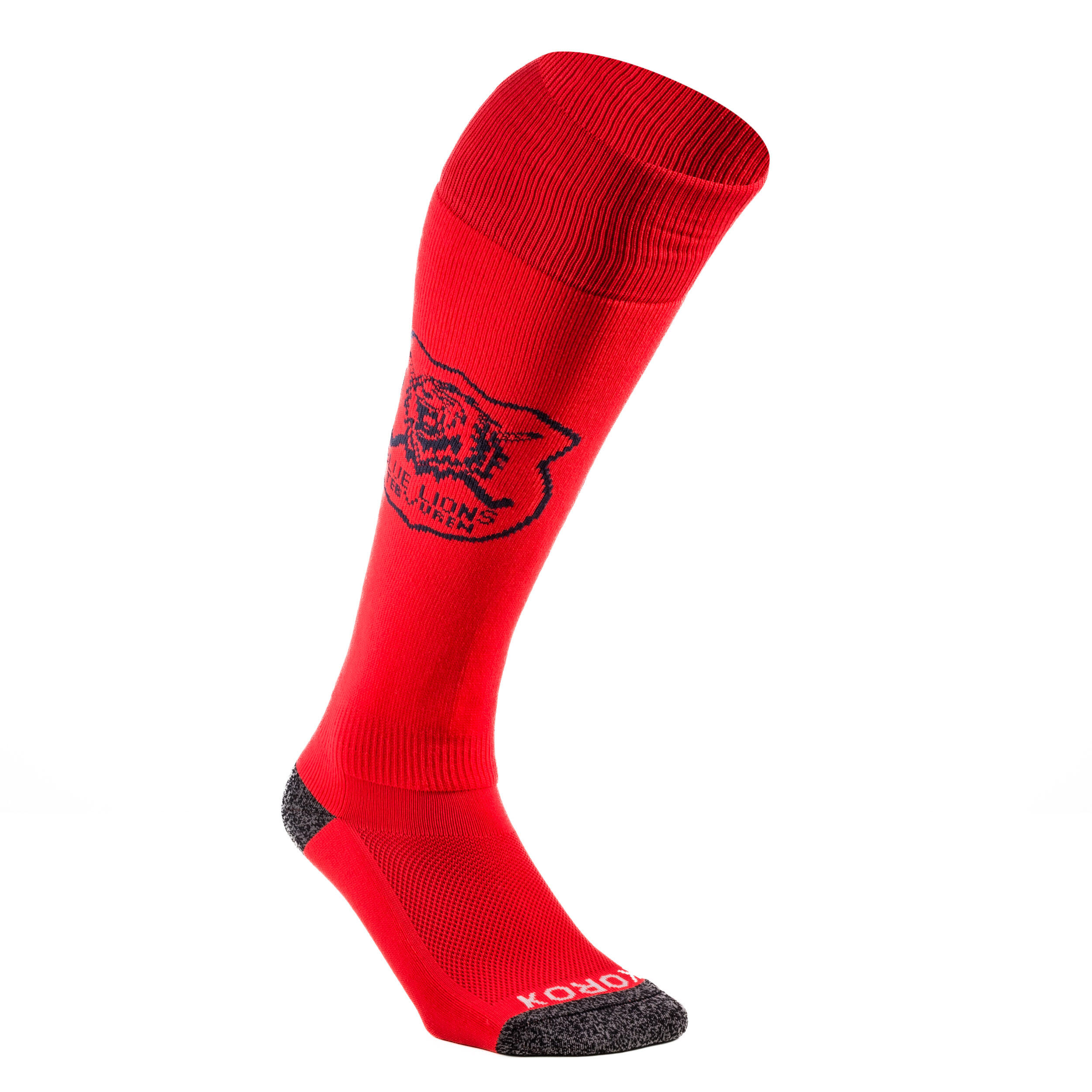 Children's and adult field field hockey socks FH500 Tervuren away