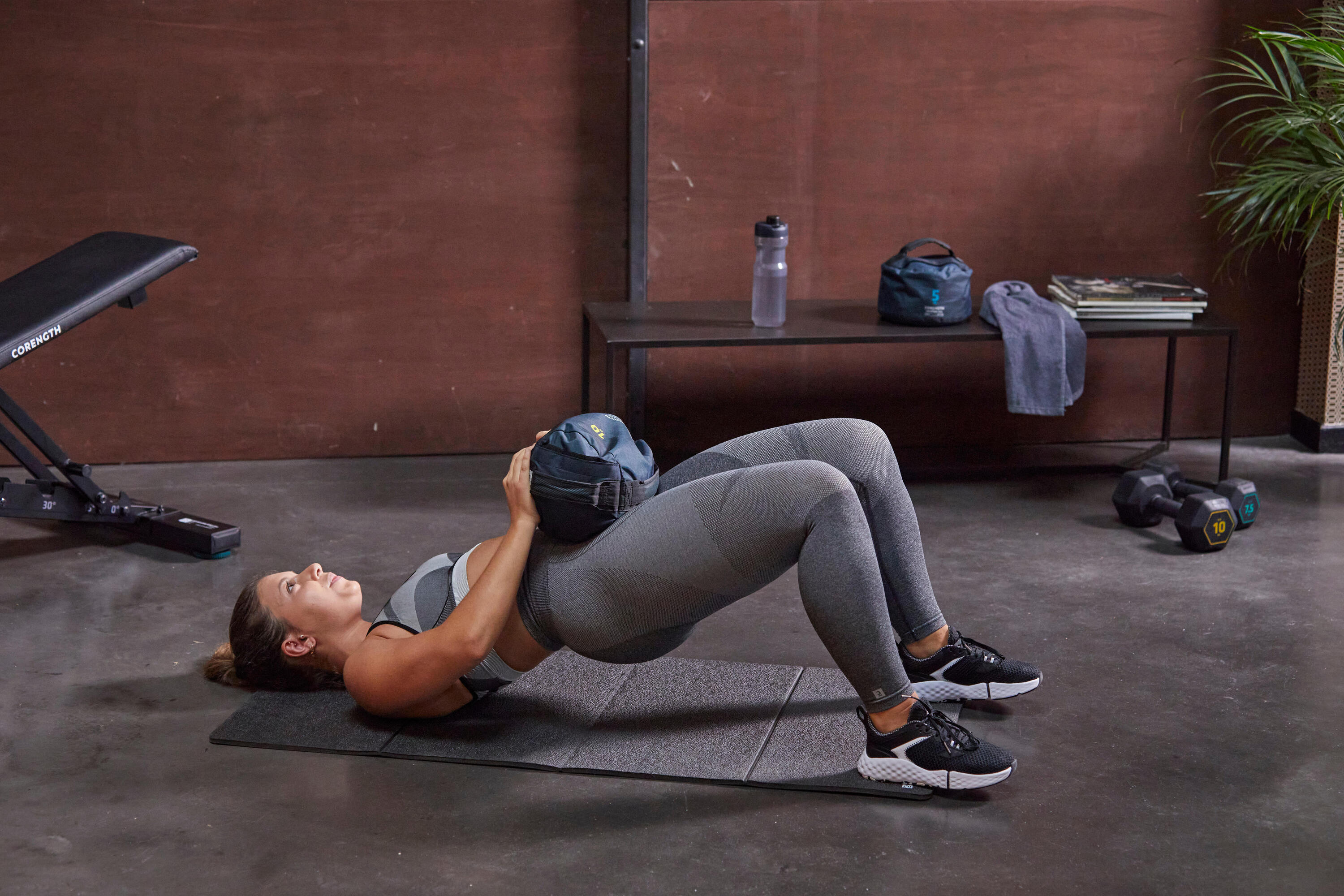 Sac lesté de cross training - kettlebell souple 10 kg 6/8