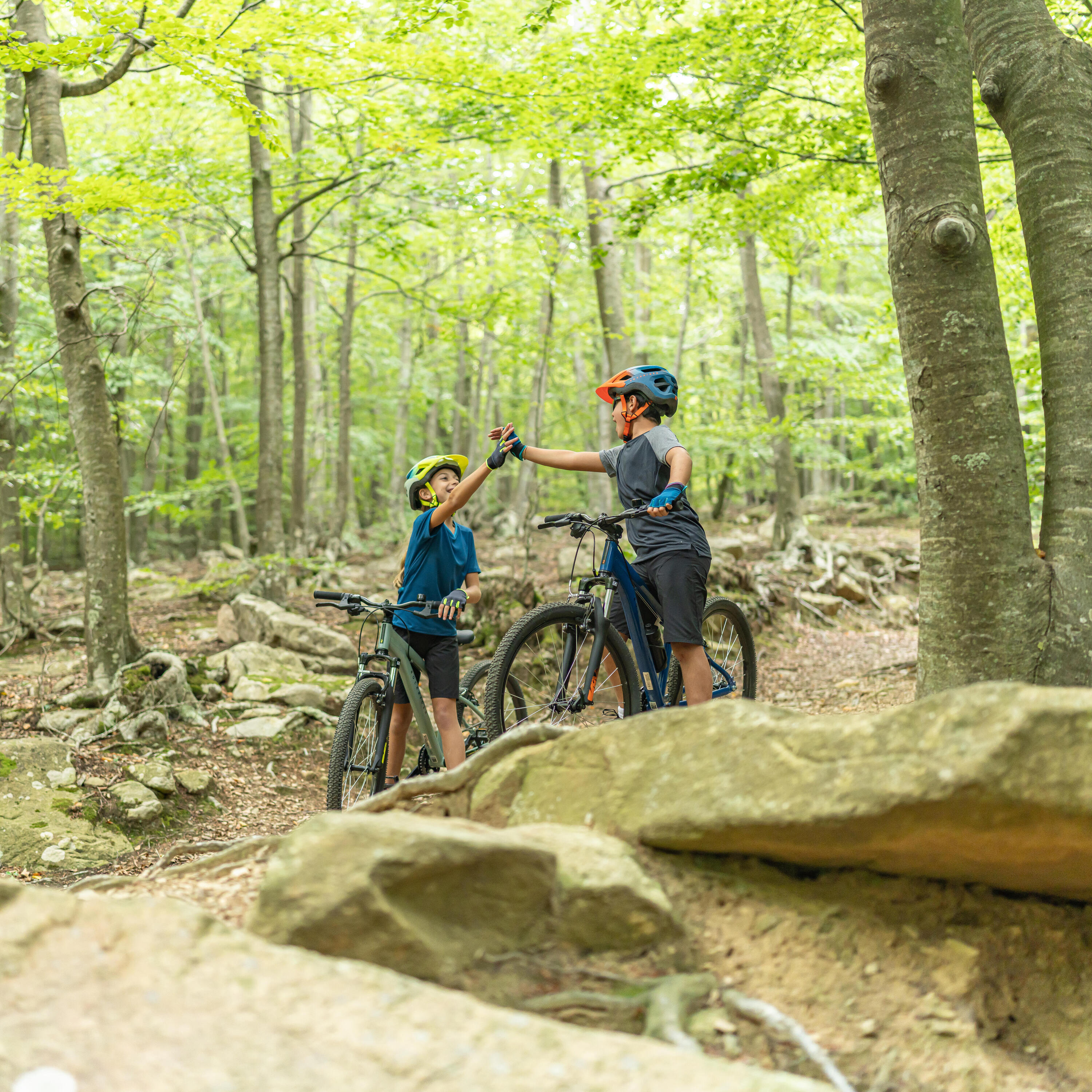 Second Hand - Bici Mtb bambino 9-12 anni ROCKRIDER ST 500 blu 26 POLLICI 17/19