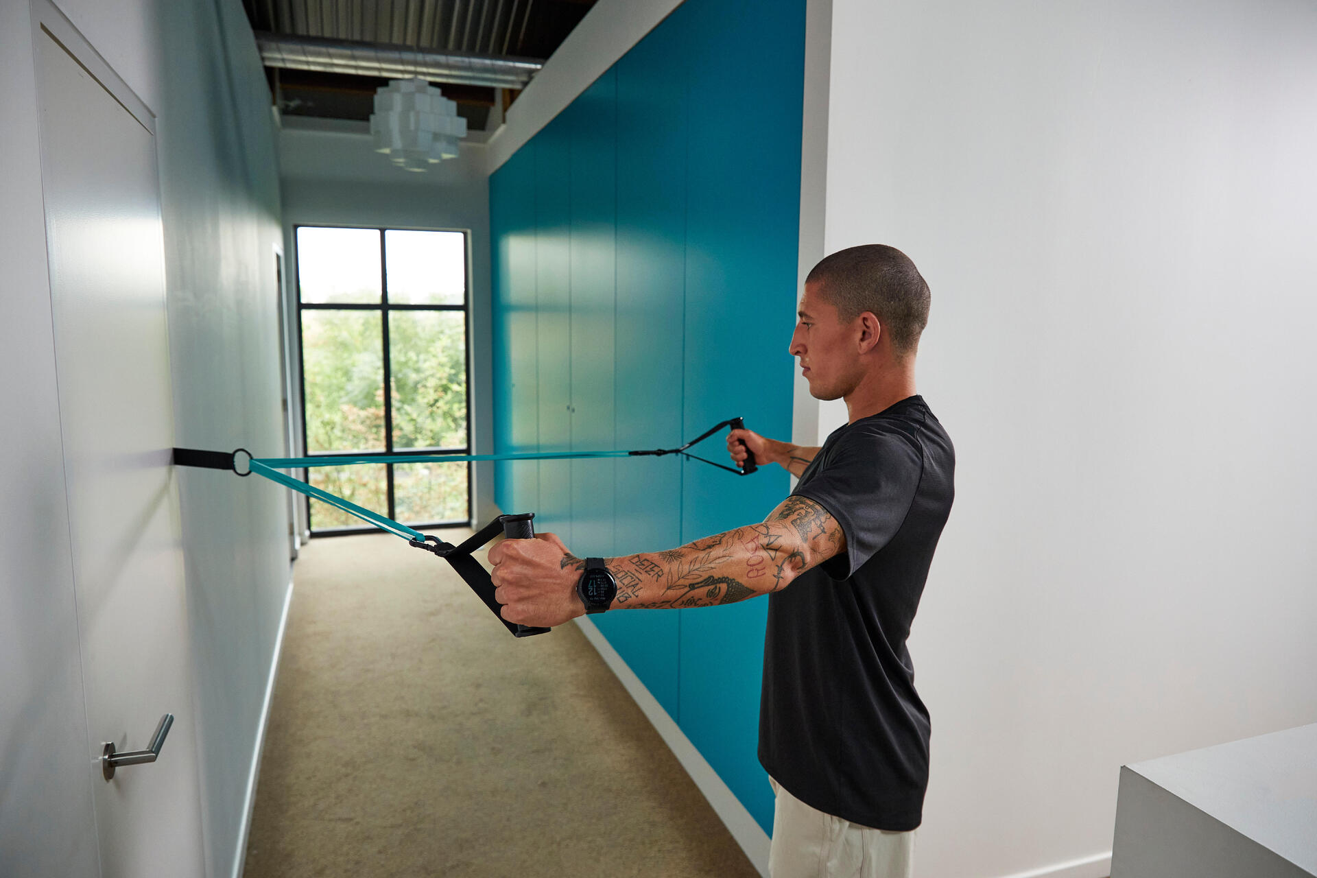 15kg Resistance Band, Handles and Door Anchor Kit