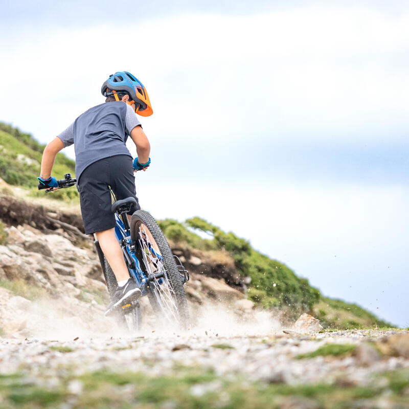 Bicicleta de montaña 26 pulgadas aluminio Rockrider ST 500 azul 9-12 años