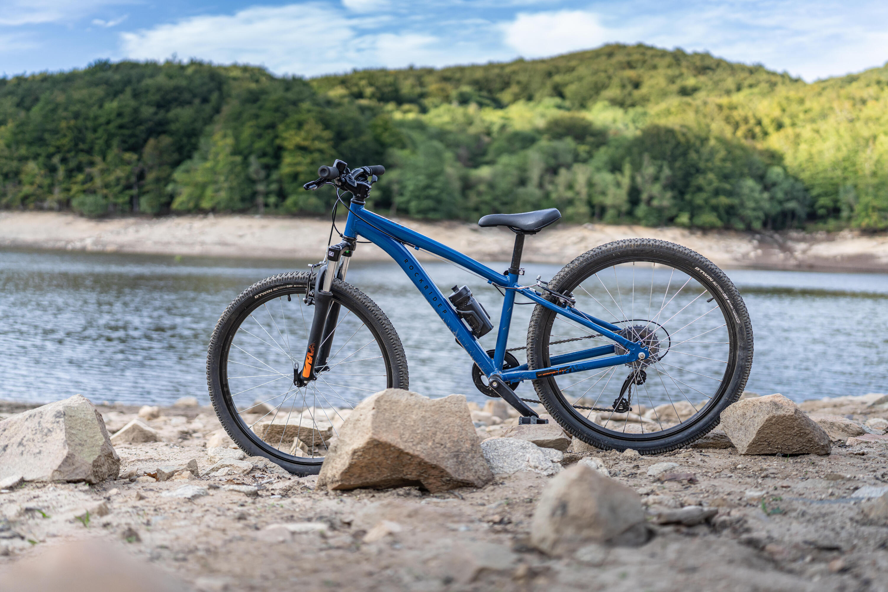 Kids' 26-inch lightweight aluminium mountain bike, blue 13/18