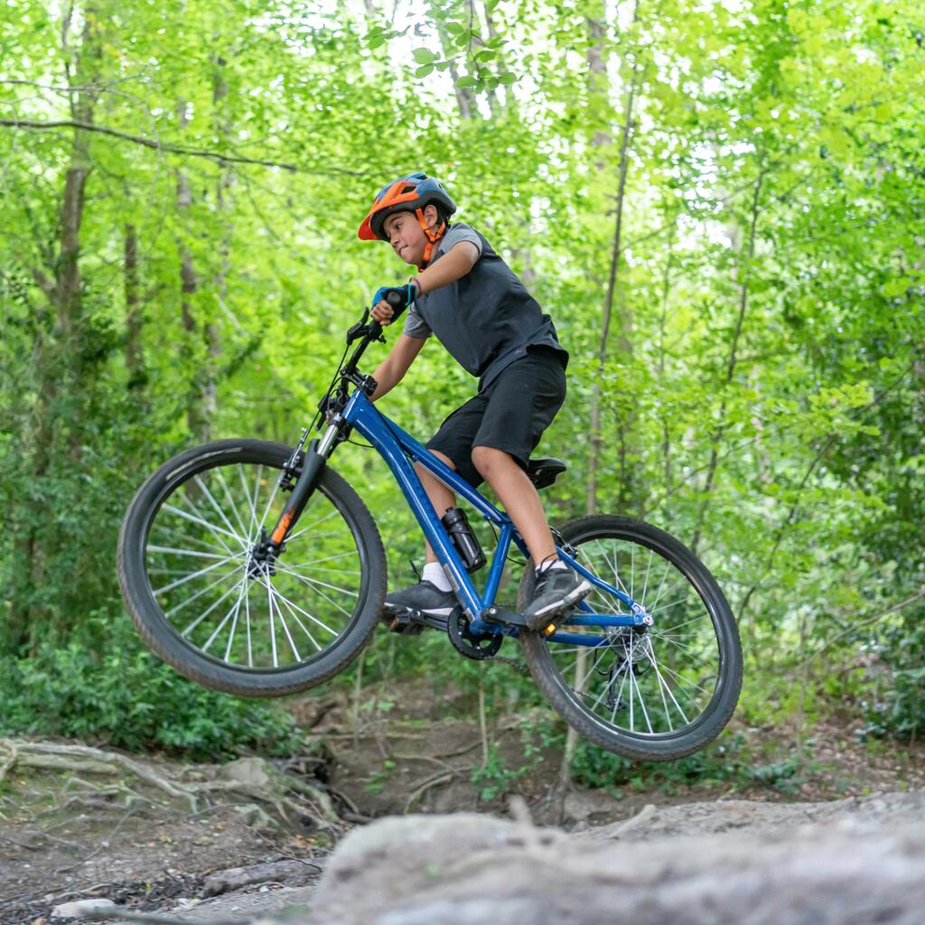 Kids' 26-inch lightweight aluminium mountain bike, blue
