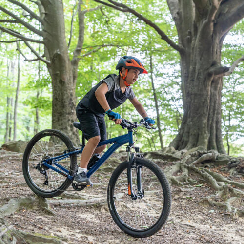 ROCKRIDER Kinder Mountainbike ST 500 26 ZOLL Blau (9–12 Jahre)