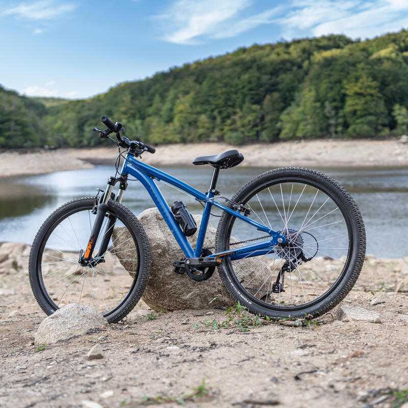 Bicicleta de montaña 26 pulgadas aluminio Rockrider ST 500 azul 9-12 años