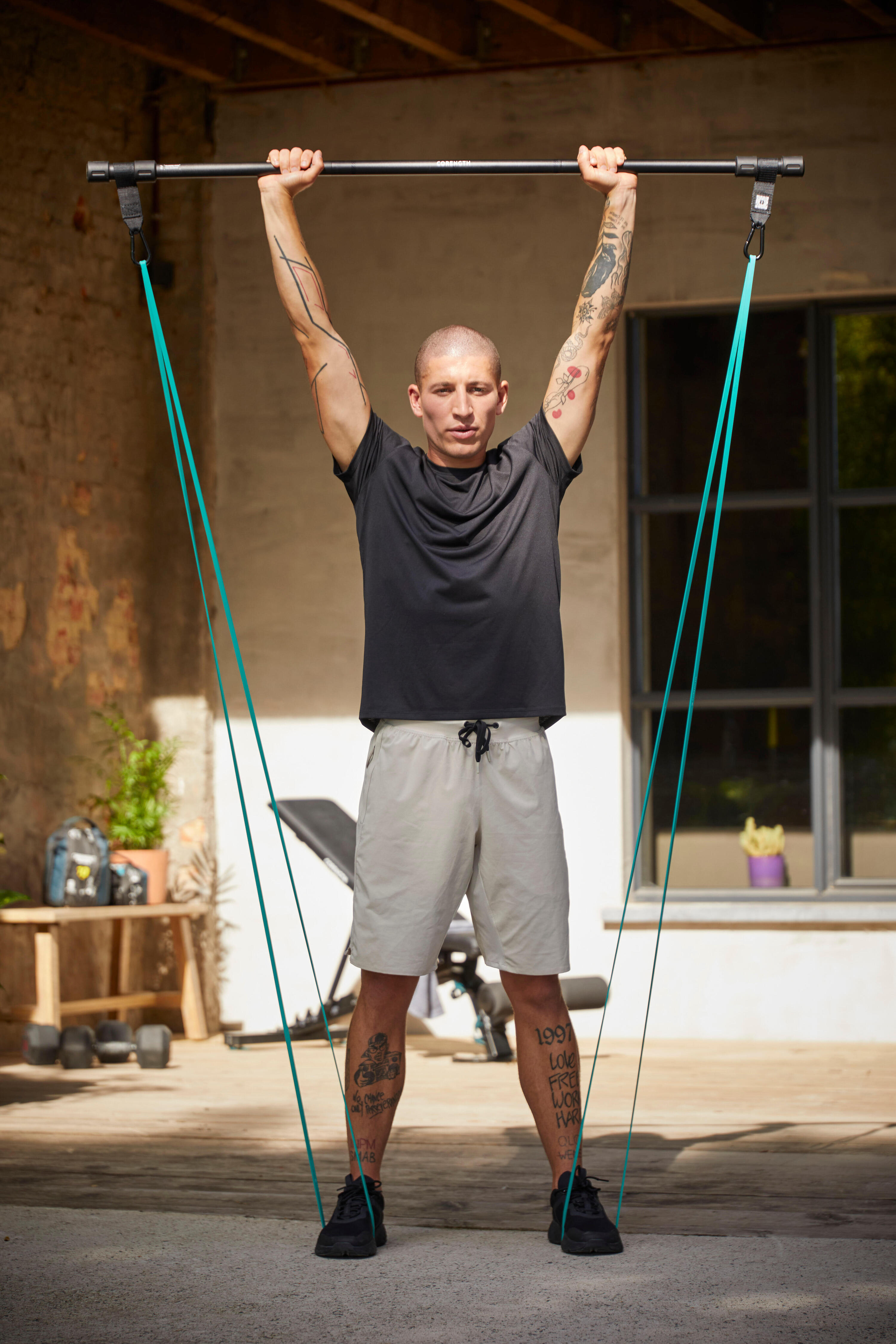 Barras Dominadas Con Goma Elastica Dominadas Gomas Banda Elastica