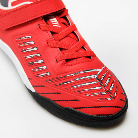 Sepatu Futsal Anak Ginka 500 - Merah/Hitam