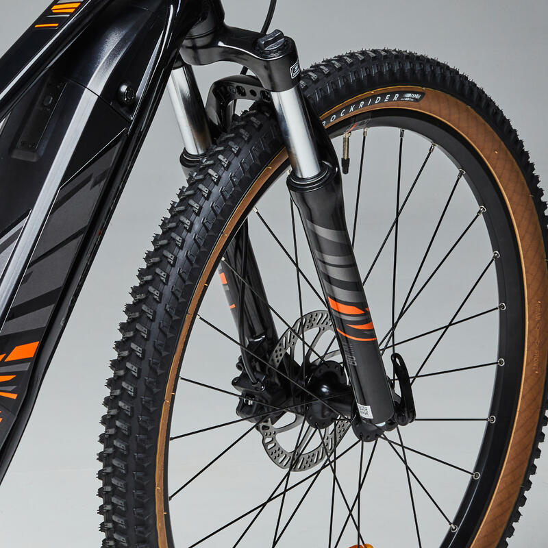 Bici Mtb elettrica a pedalata assistita bambino 9-12 anni ROCKRIDER ST 500 26"