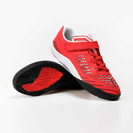 Kids' Futsal Shoes Ginka 500 - Red/Black