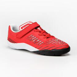 KIPSTA Çocuk Futsal Ayakkabısı / Salon Ayakkabısı - Kırmızı / Siyah - Ginka 500