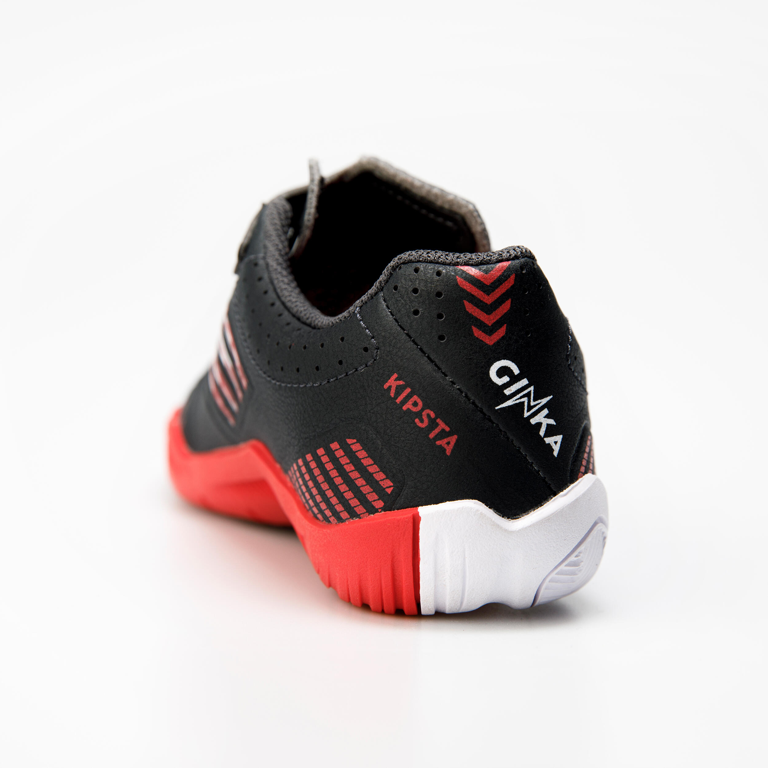Kids' Futsal Shoes Ginka 500 - Black/Red 11/14