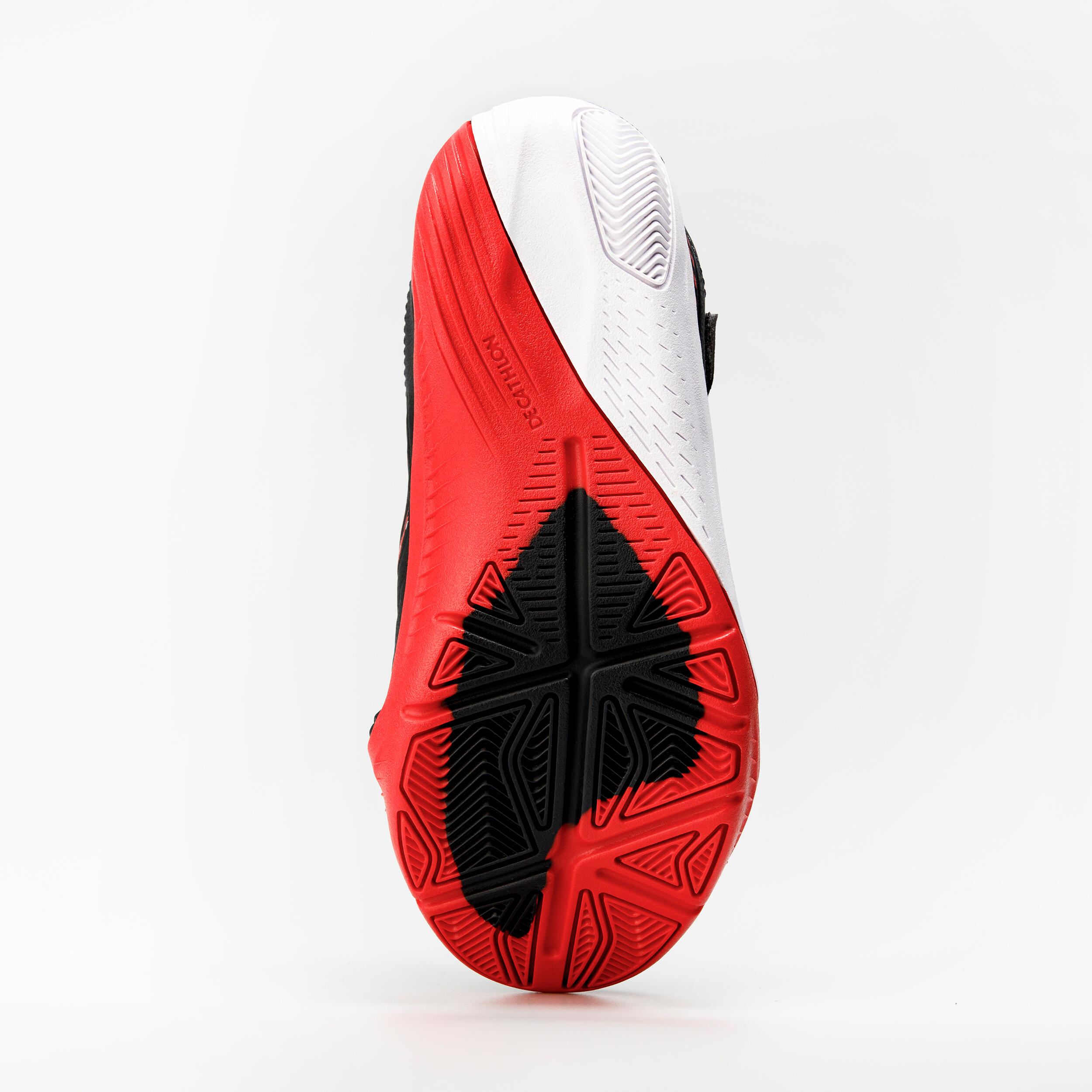 Kids' Futsal Shoes Ginka 500 - Black/Red 8/14