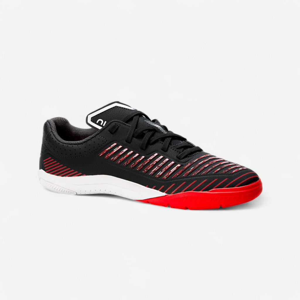 Patike za futsal Ginka 500 JR dečje - crno/crvene
