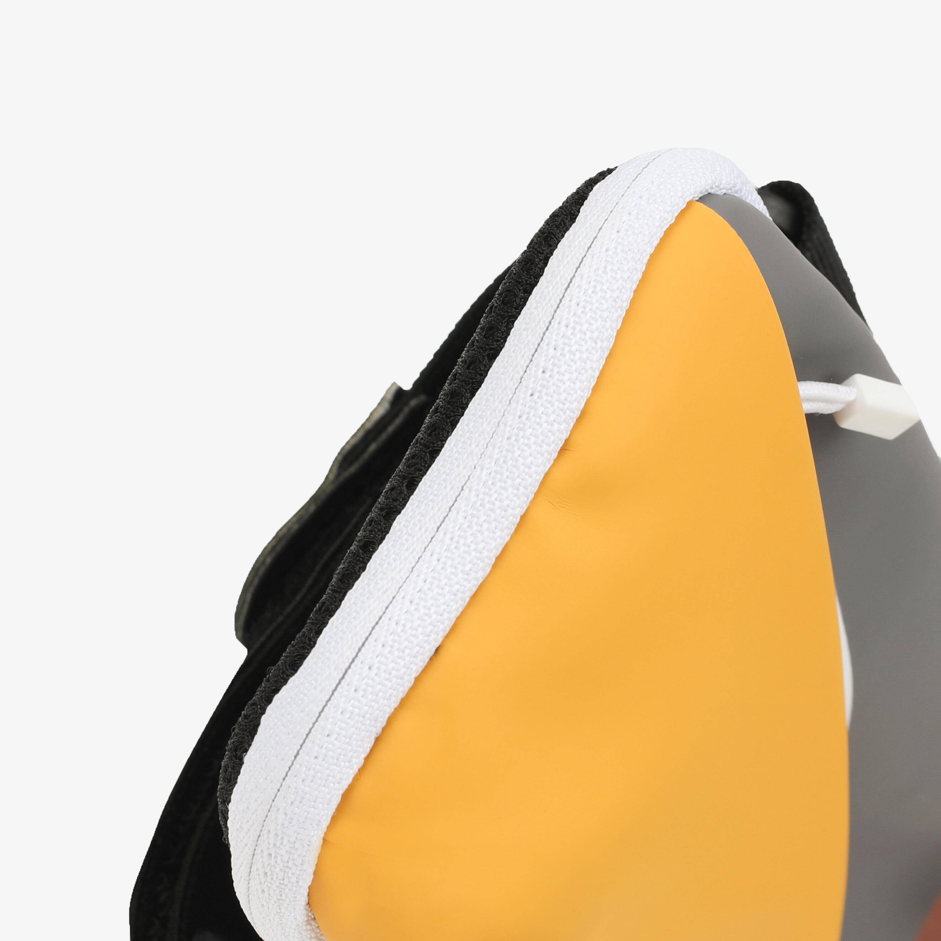 Adult KIPRUN multi-pocket running smartphone armband - Yellow and grey -  4