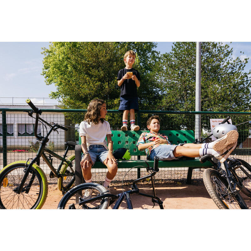 BMX ENFANT 18" WIPE 500 BLEU 7-9 ANS