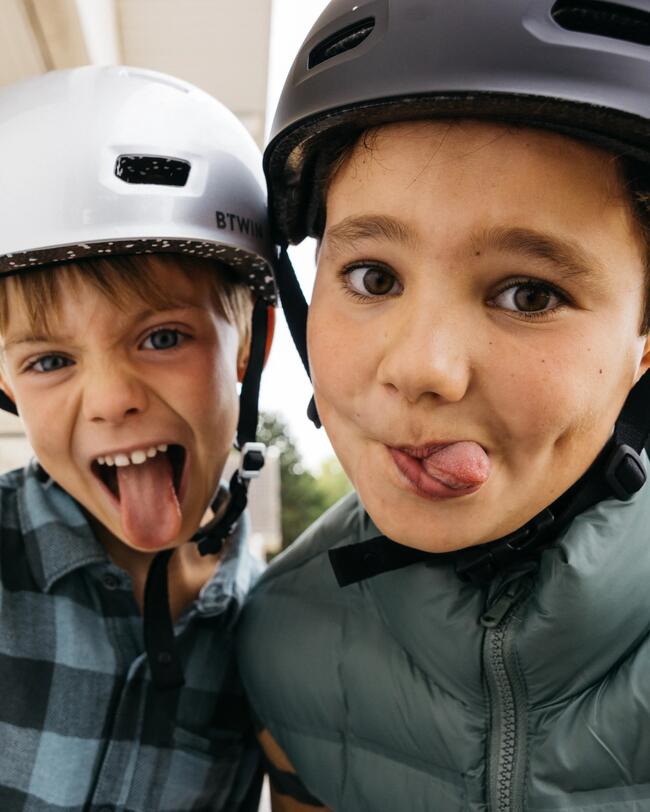 Fahrradhelm Teen 500 schwarz