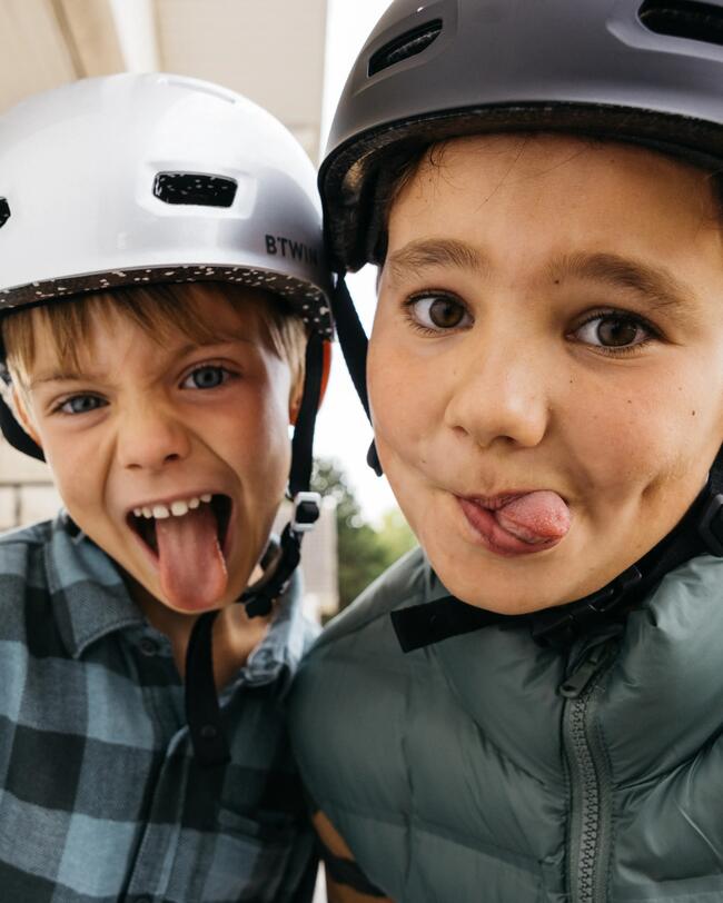 BIKE TEEN HELMET 500 Black