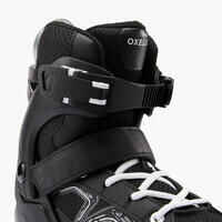 Patines Línea Niños Oxelo Roller Fitness Fit 3 Negro Caqui