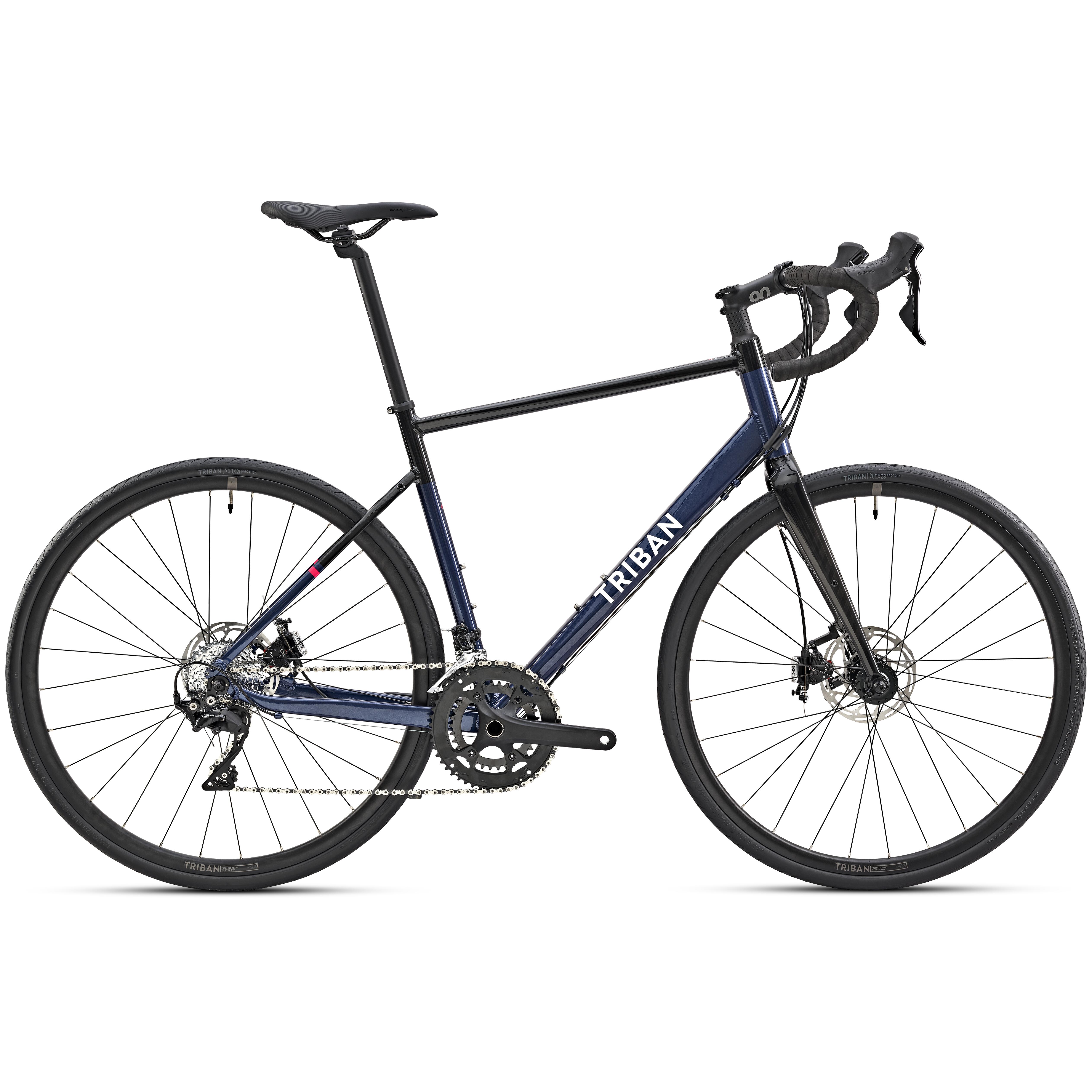 CYCLOTOURING ROAD BIKE - RC520 105 PROWHEEL WOMEN